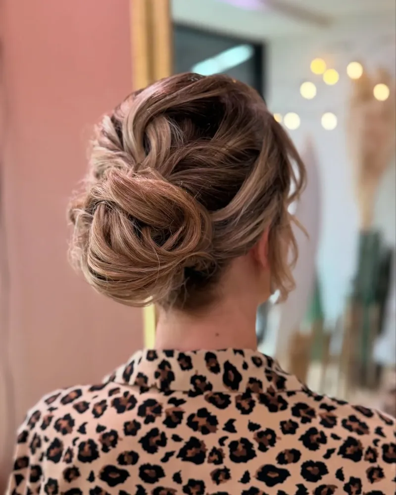 chignon femme