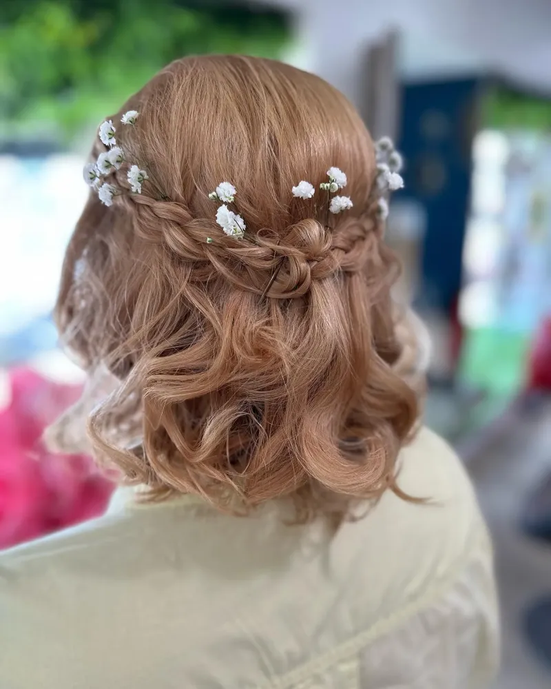 coiffure fleur