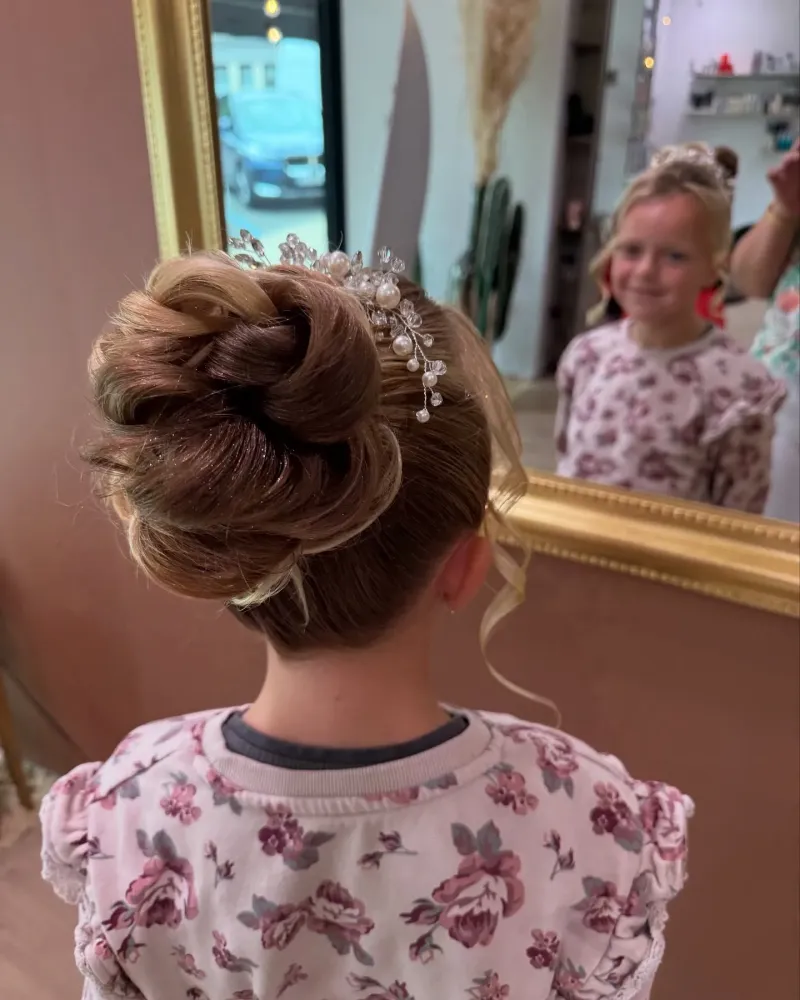 chignon fille